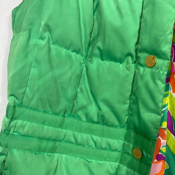 Lilly Pulitzer Vibrant Green Puffer Vest - Picture 12 of 14